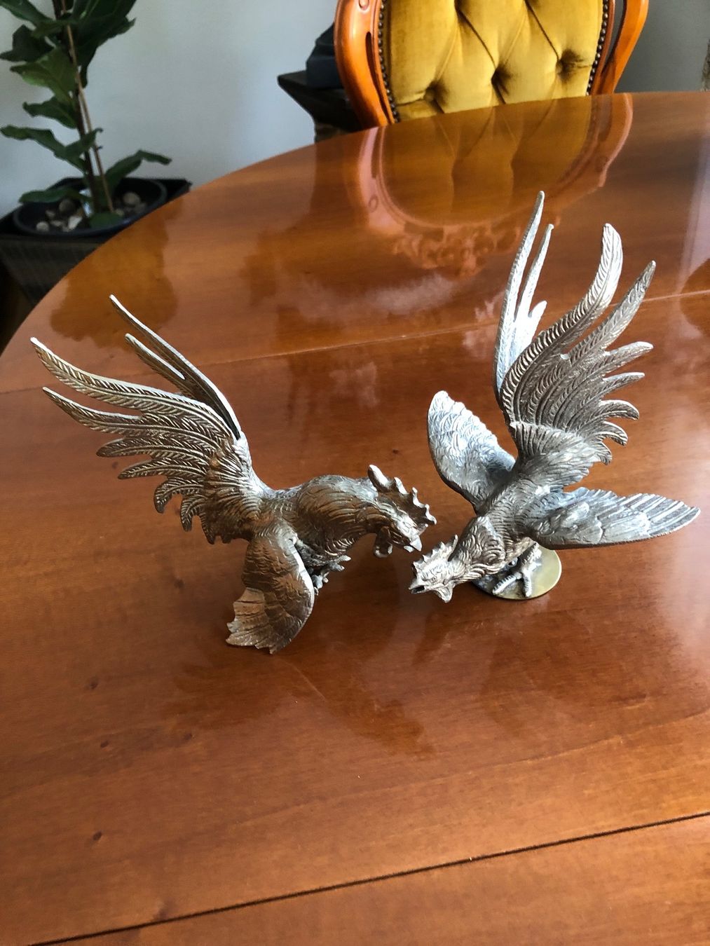 Figurines: 2Wunderschöne Pärchen Hahns – D'occasion à Basel par Ivana_4 1