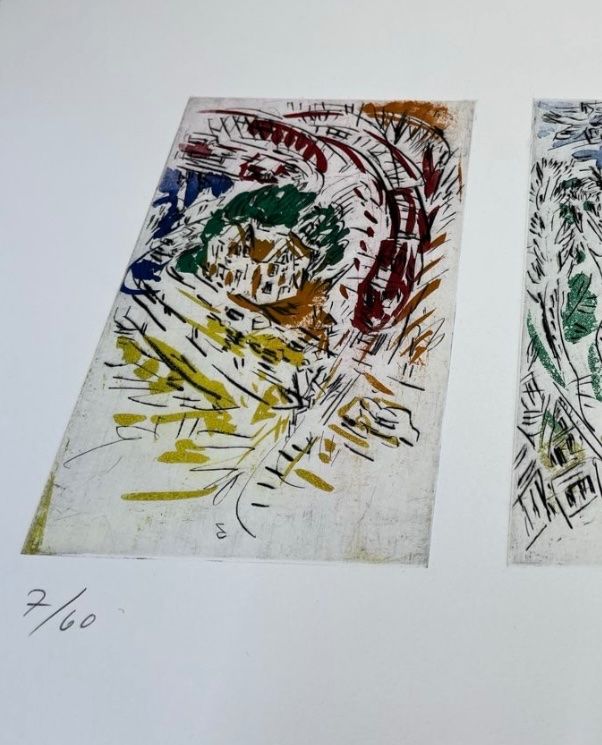 Grafica & Litografie: Hans Schweizer, handsigniert, nummeriert – Usato da Rain venduto da Pic-Ass 3