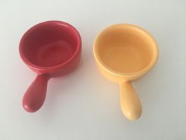 Kirschli-Set aus Keramik / für Fondue-Hochgenuss