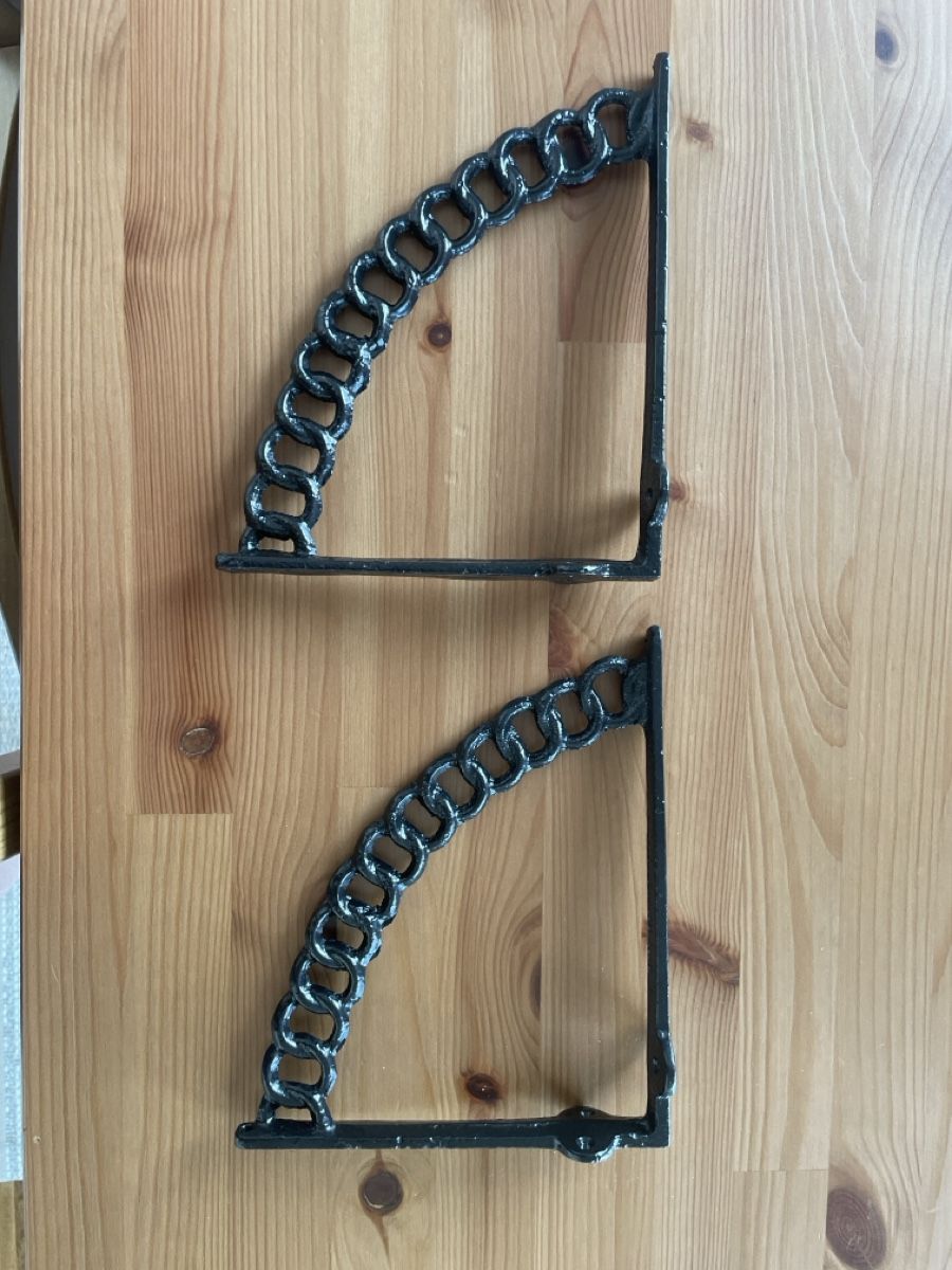 Scaffali: Black Chain Shelf Bracket - Stylish and Sturdy Design! – Nuovo (secondo la descrizione) da Altstätten SG venduto da Holzkopf_12 2