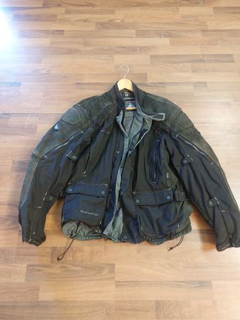 Motorradjacke Polo schwarz SympaTex Grösse XXL 58-60