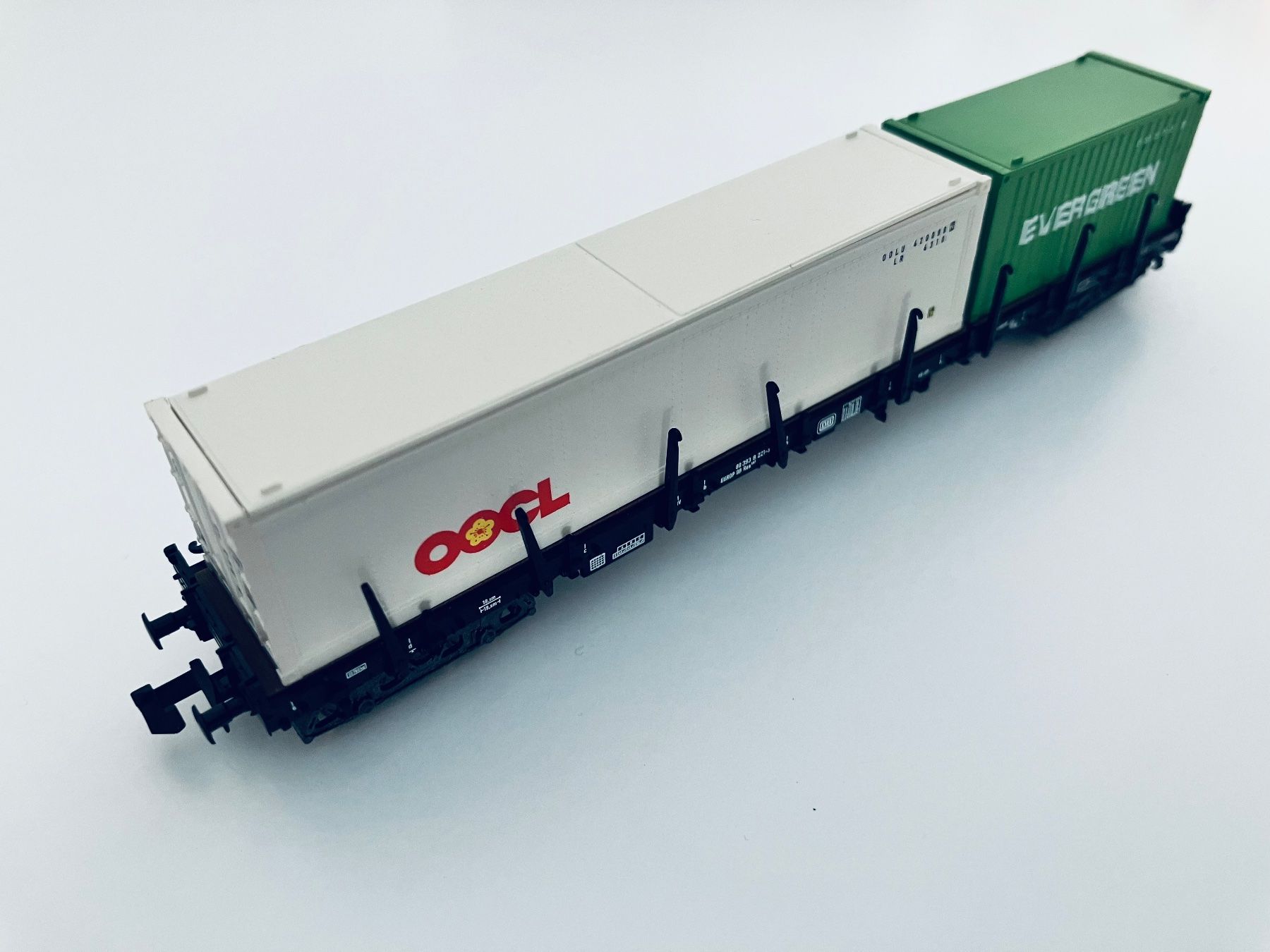Fleischmann Trains électriques: 2x Container Runggentransportwagen SPUR N – Neuf avec emballage d'origine à Oberbuchsiten par Orsetto24 1