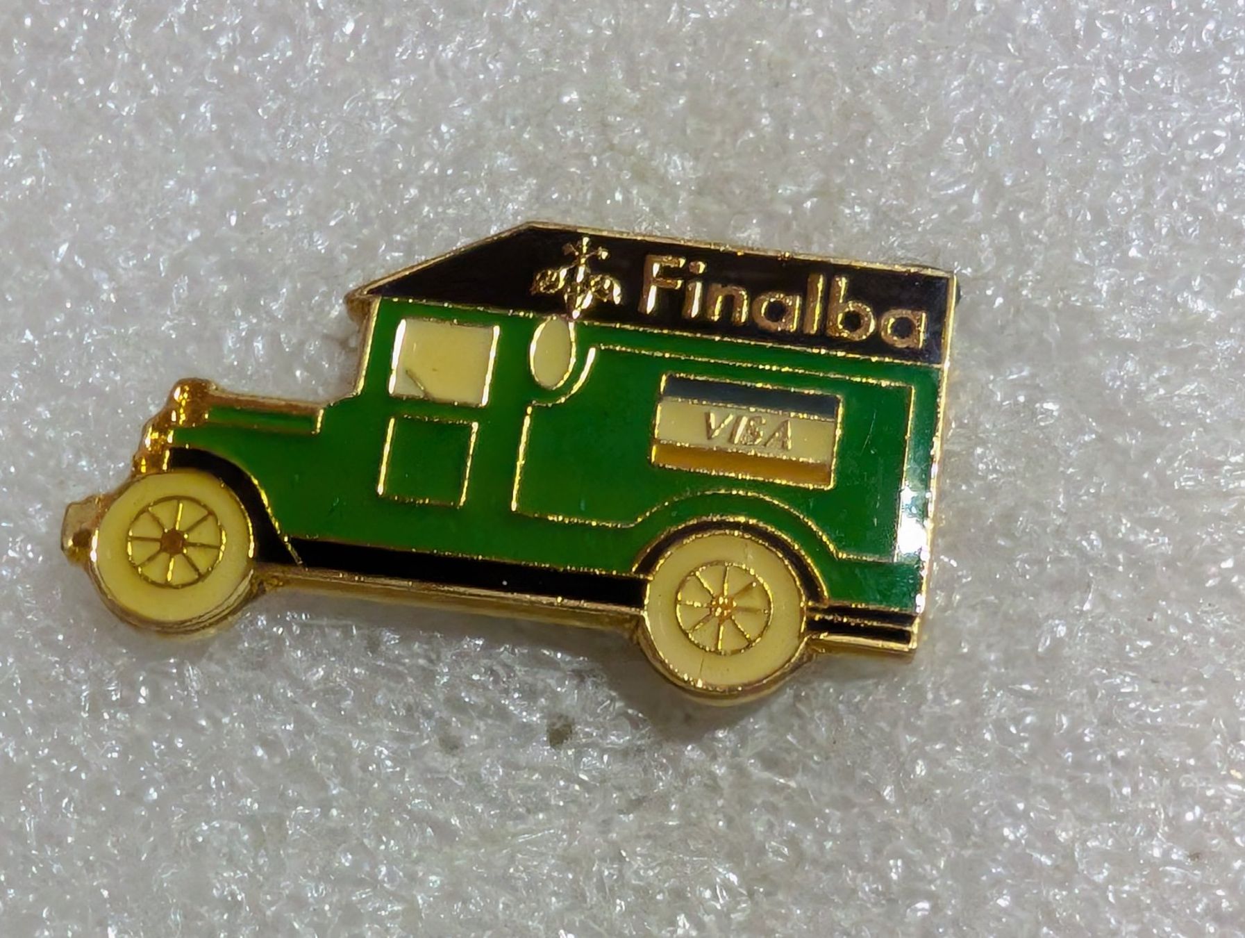 Placchette & Badge: Ansteckpin 197: Auto Finalba Visa – Usato da Oppligen venduto da Pin-Fall-Shop