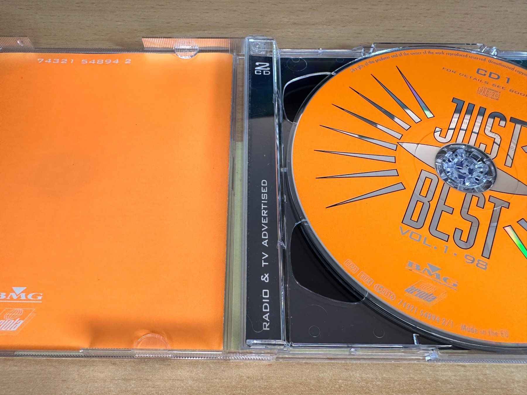 CDs: Various – Just The Best Vol. 1/98 – Gebraucht aus Rikon im Tösstal von Alpenmutz 2