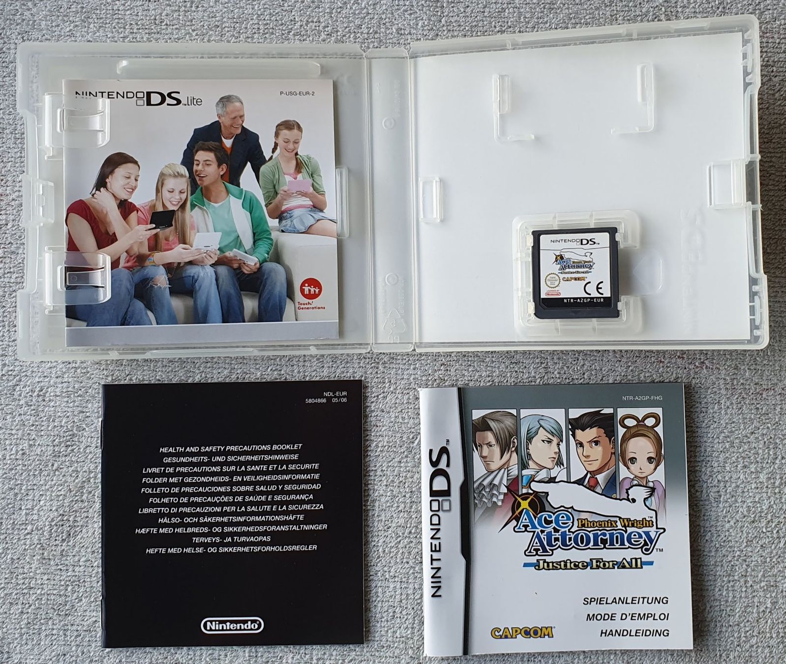 Giochi: Phoenix Wright Ace Attorney Justice for all NintendoDS FR+DE – Usato da Sonvilier venduto da Takou 2