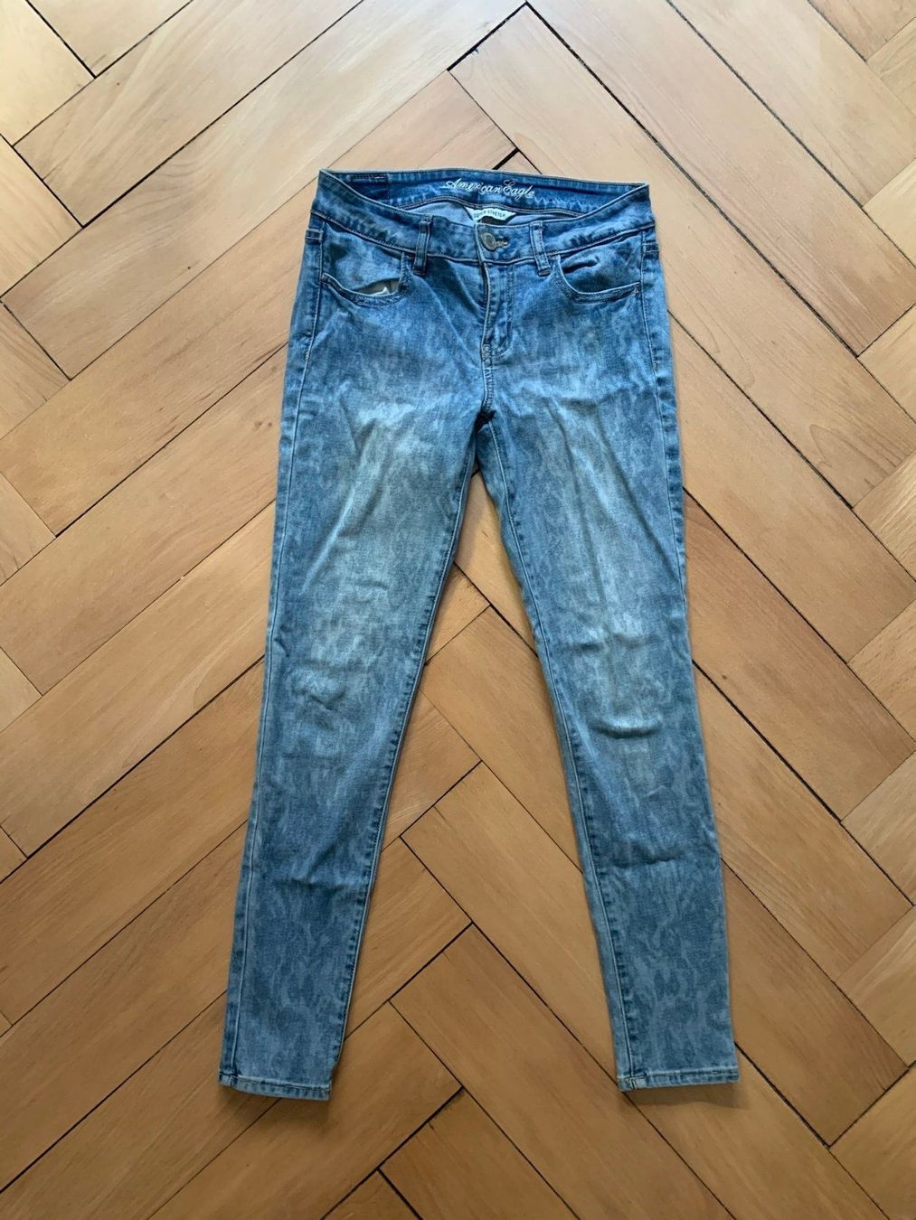 American Eagle Jeans: AMERICAN EAGLE - Jeggings Jeans blau S – Usato da Zürich venduto da Diazaio