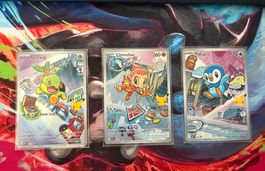Turtwig Chimchar Piplup Gen 4 First Partners - English