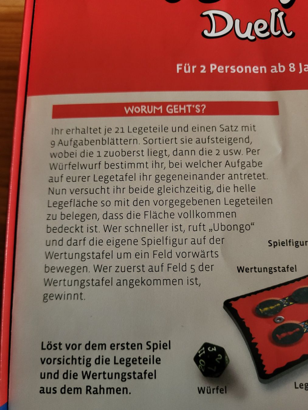 Spiele: Brettspiel Ubongo! Duell – Neu (gemäss Beschreibung) aus Guggisberg von Aegertenlehn 3
