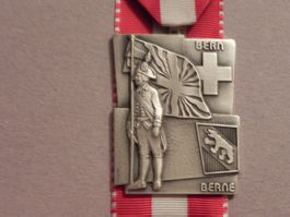 Medaille Schweiz Militär Uniform Kanton Bern BE 1998
