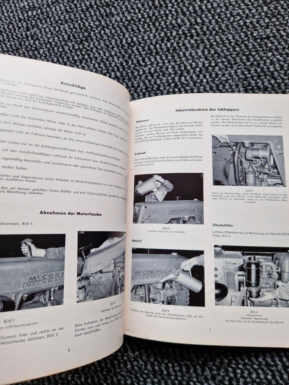 Trattori: Original Handbuch Mc Cormick D-217 Oldtimer Traktor – Usato da Dürnten venduto da Bachtel84 4
