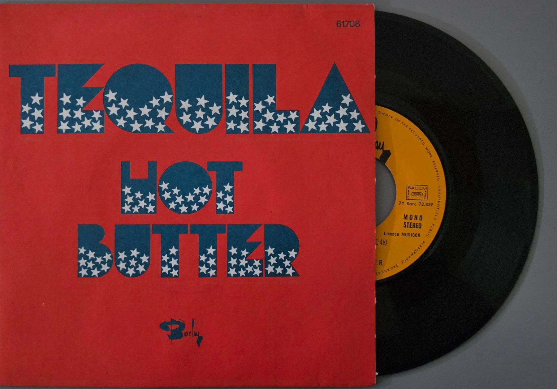 Schallplatten: Hot Butter Single – Tequila – Gebraucht aus Root von atelier22