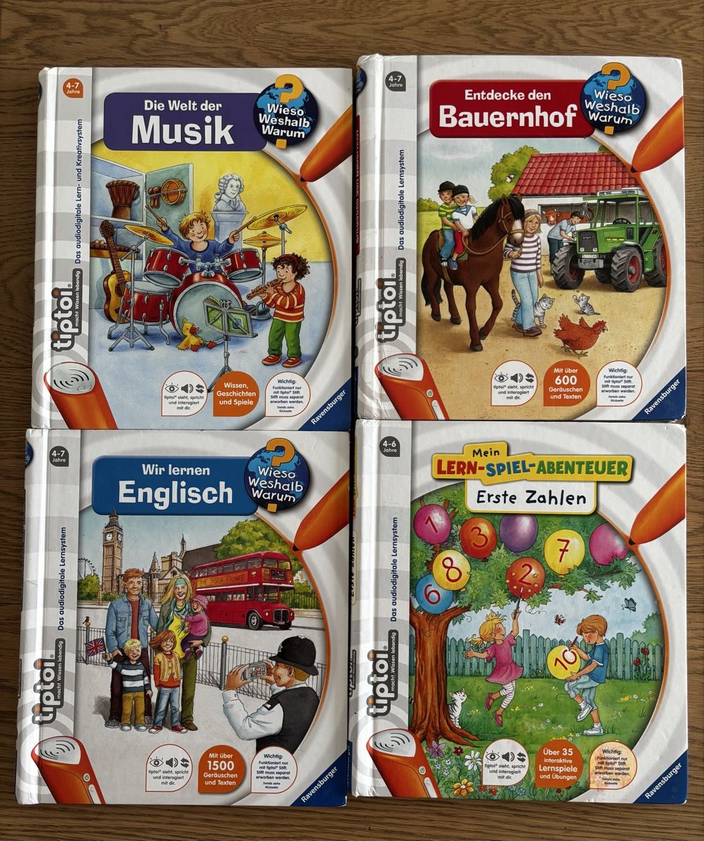Bücher: 4 Tiptoi Bücher – Gebraucht aus Mettmenstetten von TAC79