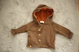 Warme Strickjacke mit Kapuze, ca. Grösse 62