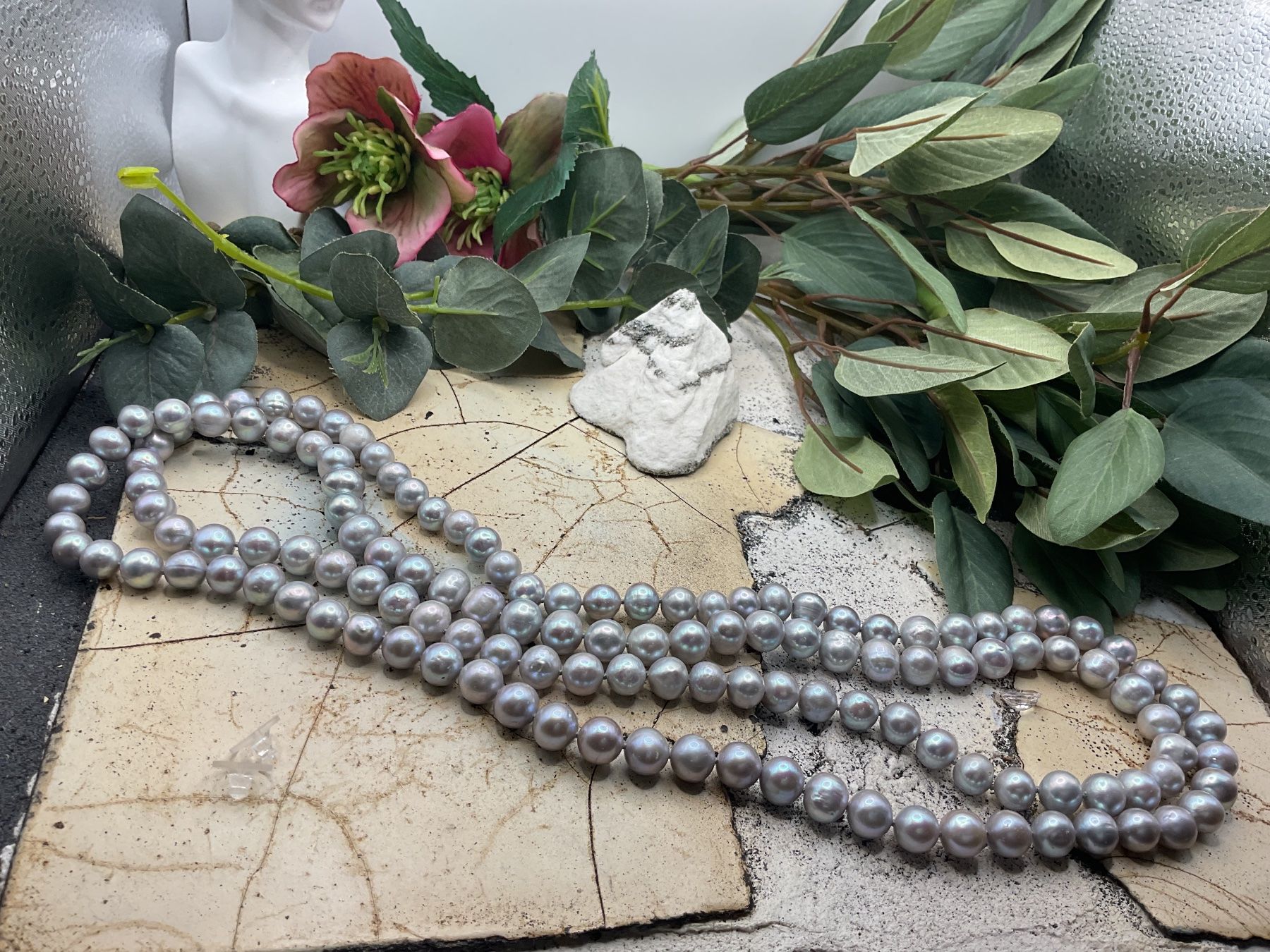 Colliers: Collier Süsswasserperlen lang – Neuf avec emballage d'origine à luzern par Alpendorf1 1