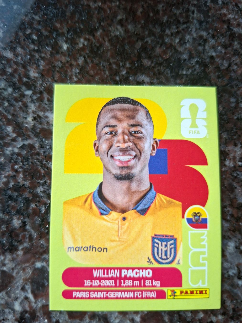 Panini Carte collezionabili: Panini FIFA 2026 Sticker Willian Pacho ECU 6 – Nuovo (secondo la descrizione) da Erlinsbach venduto da pfunky
