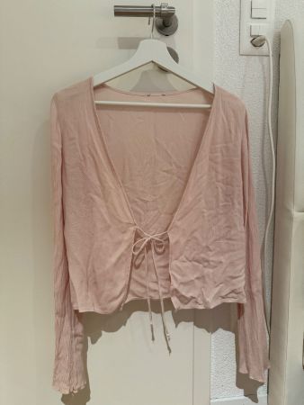 Brandy Melville hellrosa Jäckchen zum Binden 🎀
