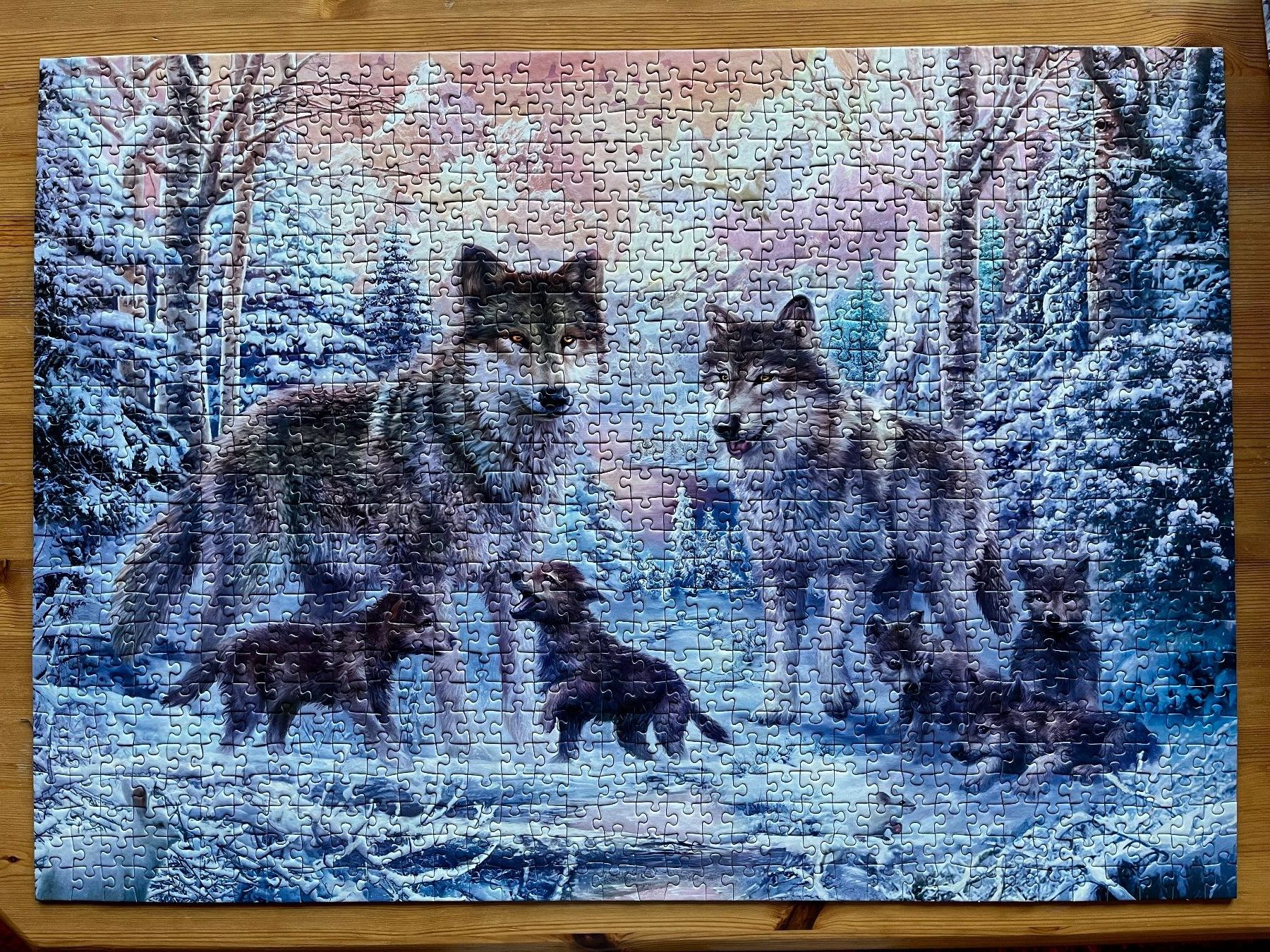 Ravensburger Puzzle: Ravensburger Puzzle- Arktische Wölfe – Usato da Zürich venduto da Gurkis