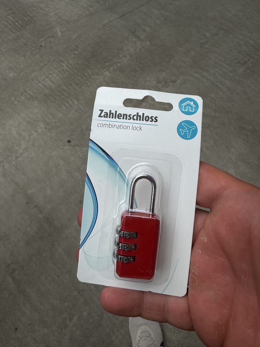 Cadenas: Zahlenschloss rot – Neuf avec emballage d'origine à Kreuzlingen par rom_w22m