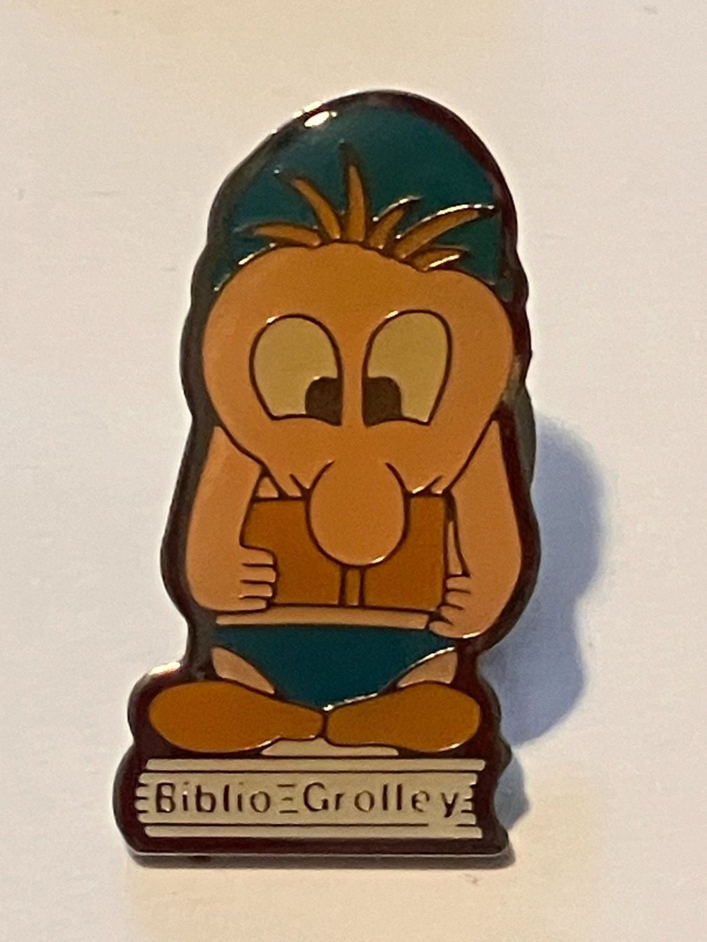 Plaketten & Abzeichen: 1 Pin Biblio Grolley – Gebraucht aus Basel von djwwpp