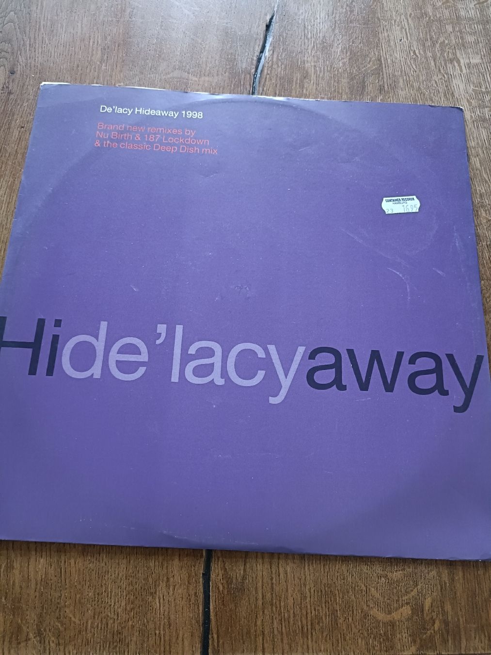 Dischi in vinile: De'lacy Hideaway 12" Maxi Single – Usato da Binz venduto da ame_5rmc