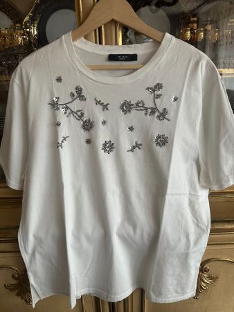 NEW Max Mara T-Shirt aus hochwertiger Baumwolle Elasthan XXL