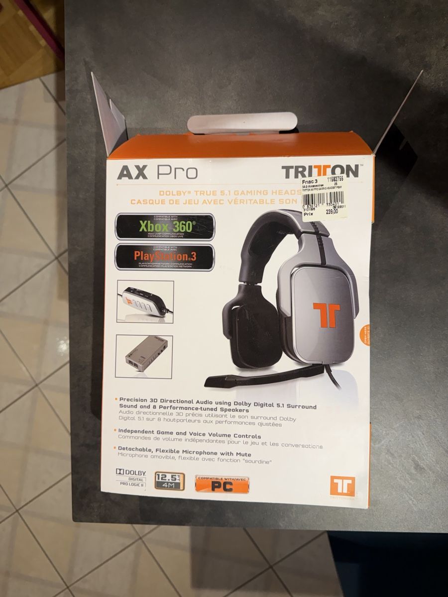 Sony Console: PLAYSTATION 3  + CASQUE  TRITTON  AX  PRO – Usato da Apples venduto da Gasscret 4