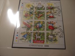 Guernsey 1989, Block Weihnachten ** + ET-o, + Beschrieb