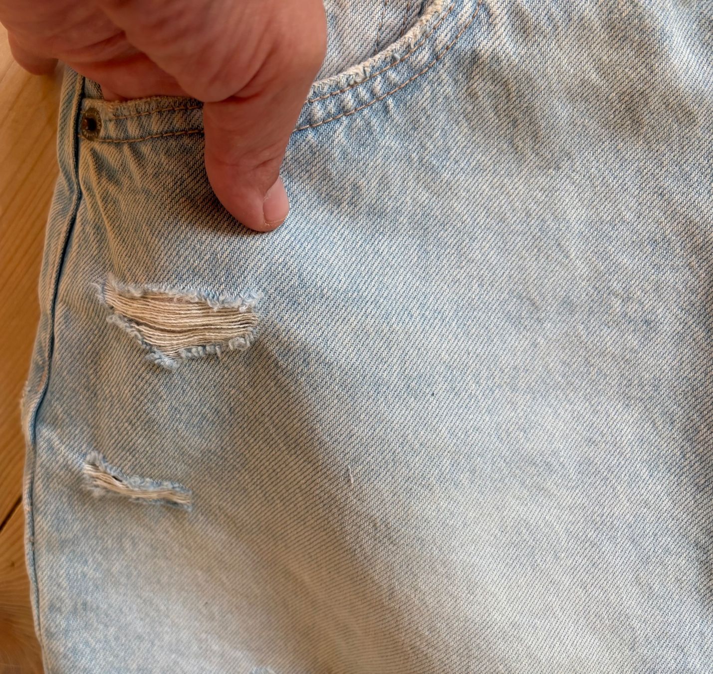 Pull&Bear Jupes: Rock /Minirock Pull&Bear,Jeans washed,Gr.L – D'occasion à Siblingen par Vany_McDougall 4