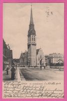 Zürich gel 1902 St. Jakobskirche sehr belebt
