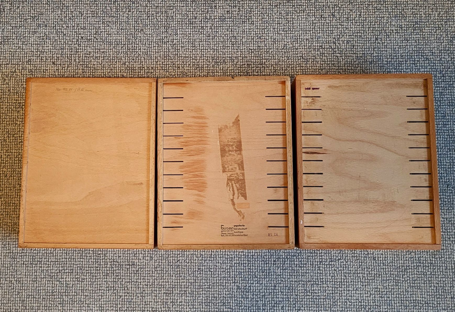 Sistemi di archiviazione: 3 Karteikästen A 5 quer 30cm – Usato da Unterengstringen venduto da orpheo13 3