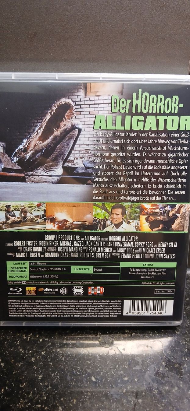 Tutti i DVDs: Der Horror-Alligator (1980) - BluRay – Usato da Neuenhof venduto da Naroz7 1
