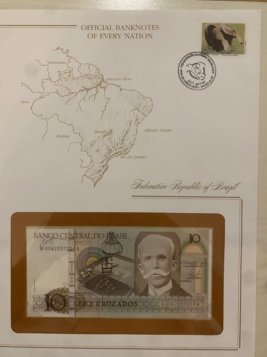 Banconote: Banknotenbrief Brasilien – Nuovo (secondo la descrizione) da Muralto venduto da Alex1912