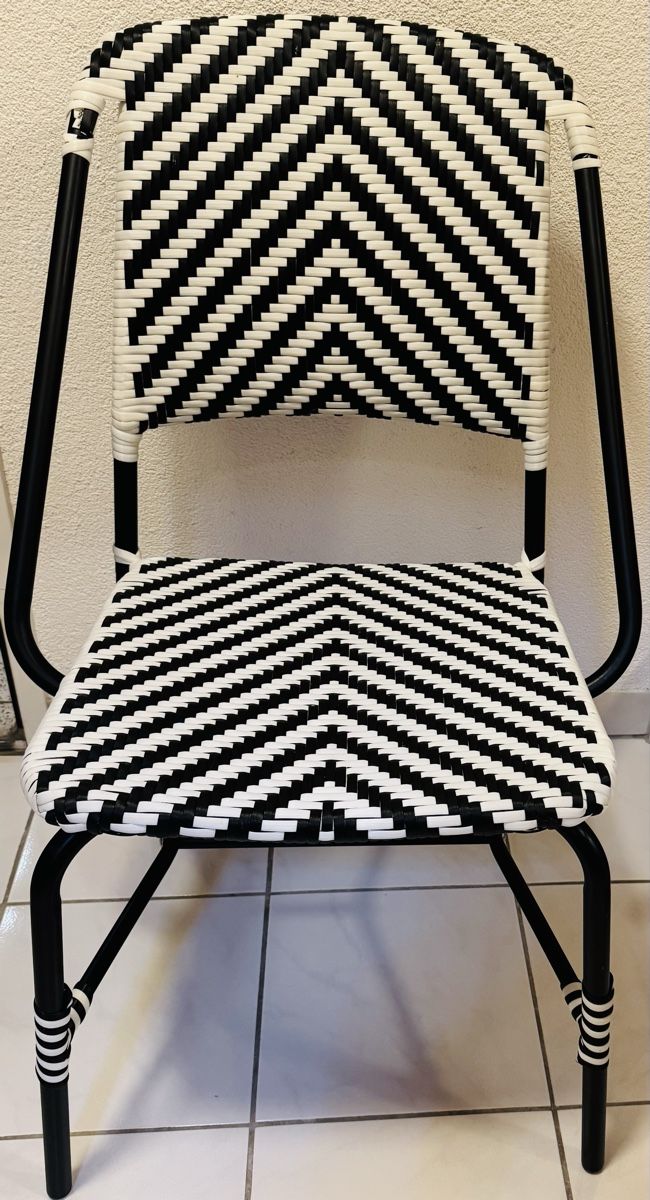Sedie: Sedia VASSCHOLMEN interno/esterno nero/bianco – Usato da Volketswil venduto da mau_9pxs 4