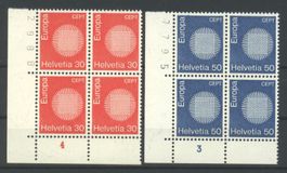 1970, Europa, Viererblöcke **