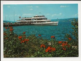 AK 1978 Zürichsee ,Motorschiff Linth Mit Schiffstempel 🤓