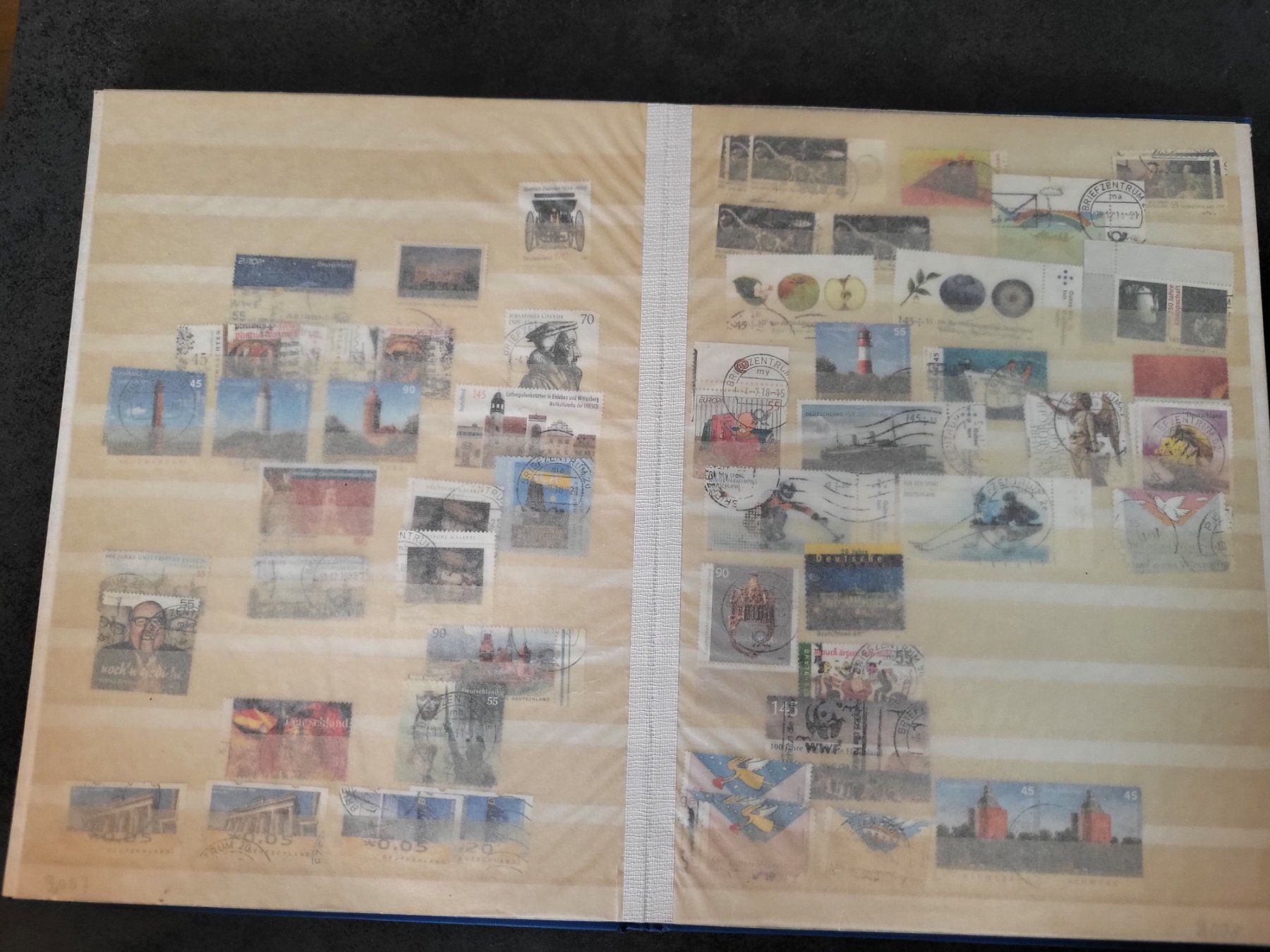 Alle Briefmarken: Sammlung Album Deutschland – Gebraucht aus Rümlang von Turrin 5