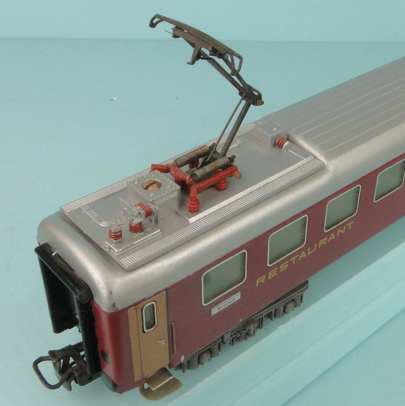 Märklin Modellini di ferrovie: Märklin 4060 SBB Restaurant Wagen, blech – Usato da Bülach venduto da cann11 1