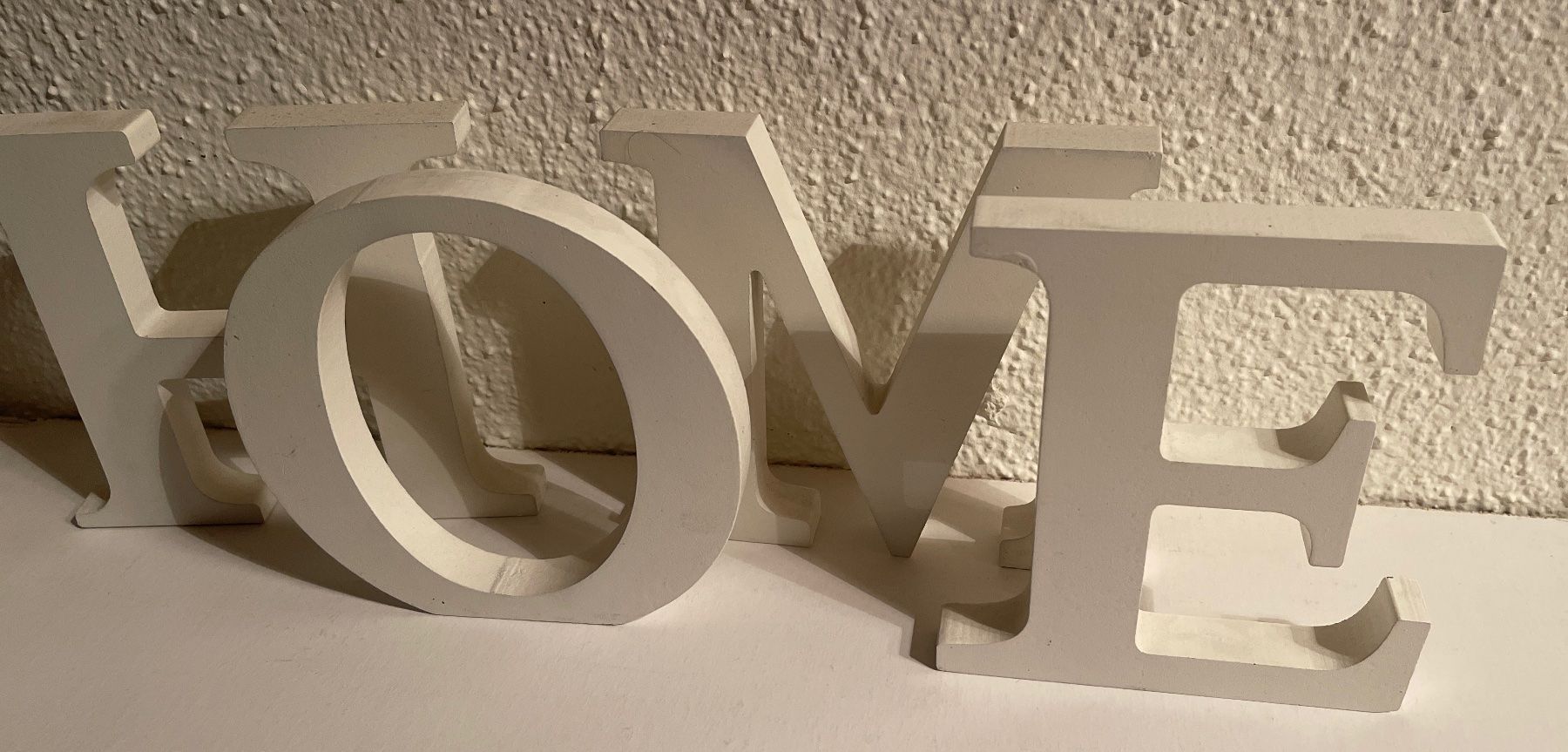 Tutte le decorazioni: HOME Deko-Buchstaben weiss – Usato da Thalwil venduto da alfons03 1