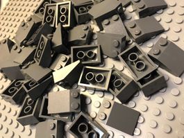 Lego 10x  Dachstein 3x2 (3298)  dunkelgrau