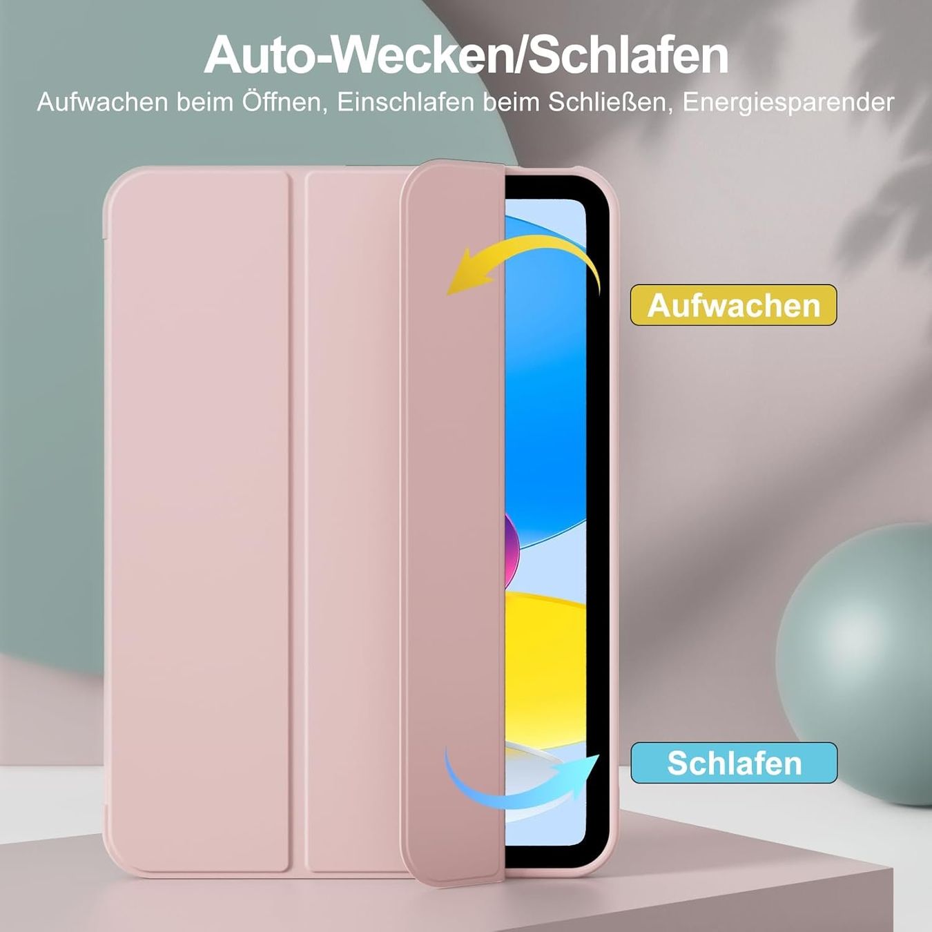 Covers & Borse: iPad 11 A16 Hülle 10. Gen Rosa mit Standfunktion – Nuovo e nell'imballaggio originale da Suhr venduto da SchnapperCH 2