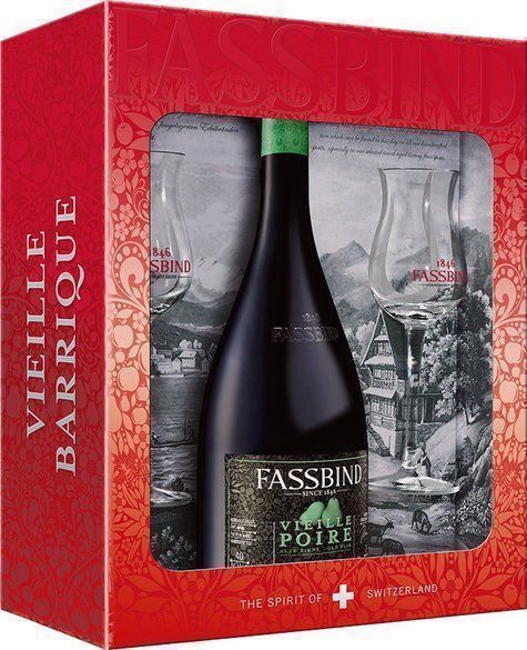 Spirituosen: Fassbind Vieille Poire & 2 Gläser – Neu und originalverpackt aus Neuwilen von Geniesser100