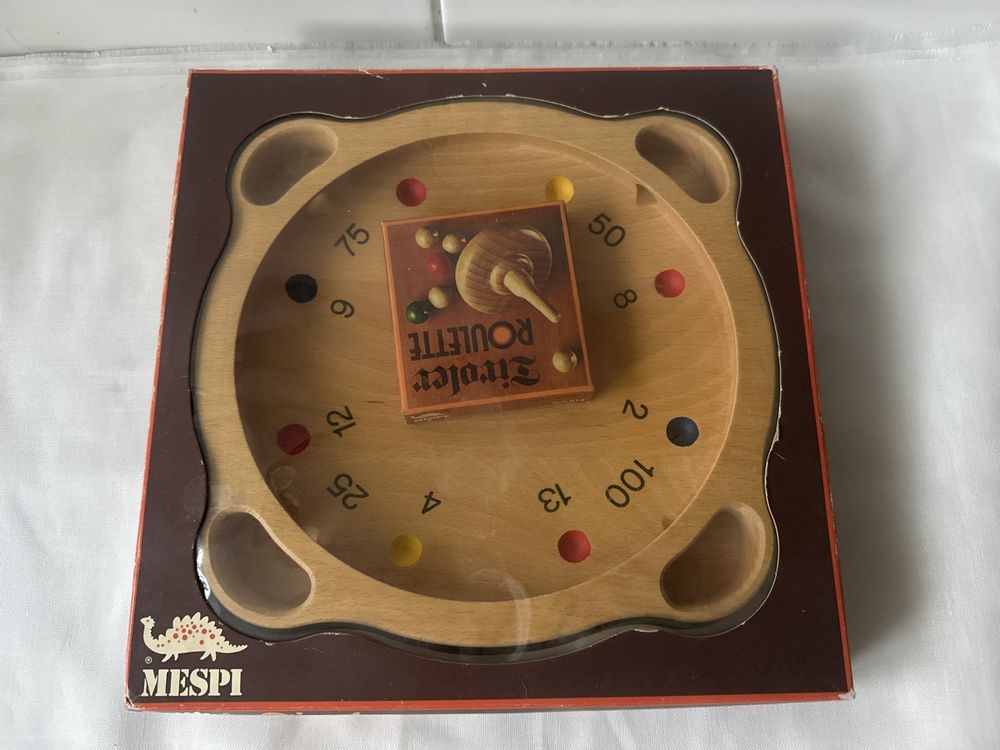 Mespi Super Roulette - 18 Palle Di Ricambio In Legno Laccato Per Roulette (12 Naturali, 3 Rosse, 3 Verdi)