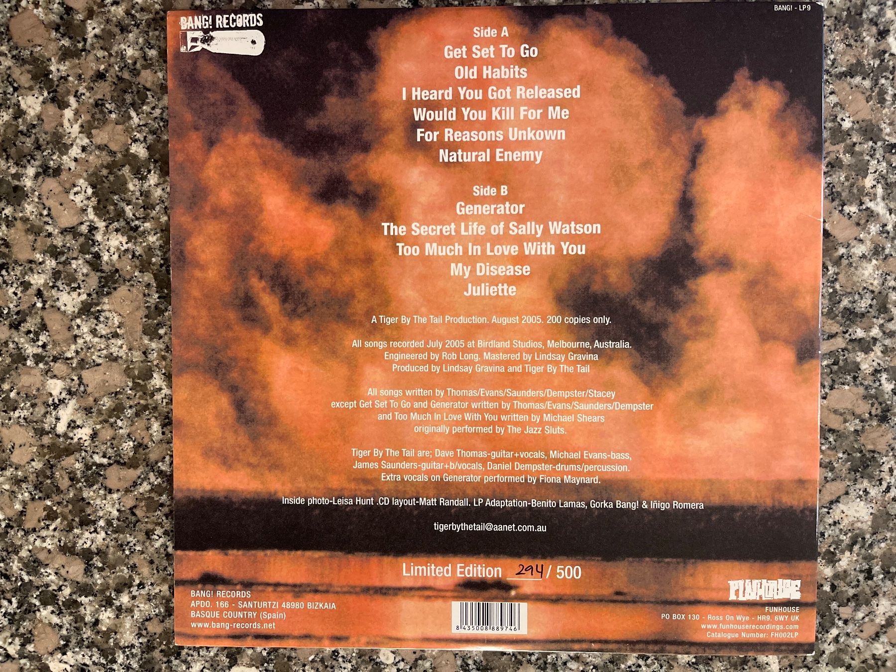 Dischi in vinile: S6/Tiger By The Tail - Limitiert – Usato da Frutigen venduto da Philippe_jsp 1