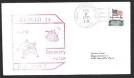USA Sonderbrief Apollo 14 Recovery USS .onchatoula 9.2.1971