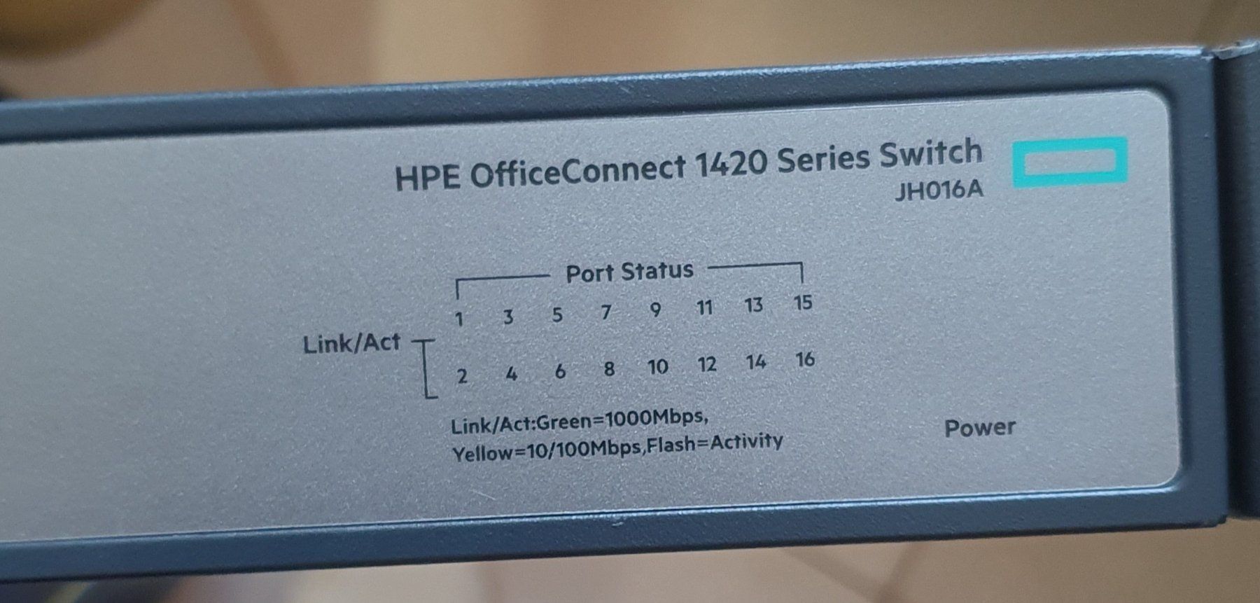 Hewlett Packard Hub & Switch: Hp office connect 1420 16g – Usato da Servion venduto da meno999 5
