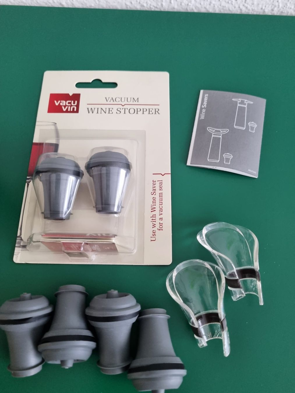 Vacu Vin Apribottiglie & Tappi per chiusura: Vacuum Wein Konvolut – Nuovo (secondo la descrizione) da Zofingen venduto da Felpa 1