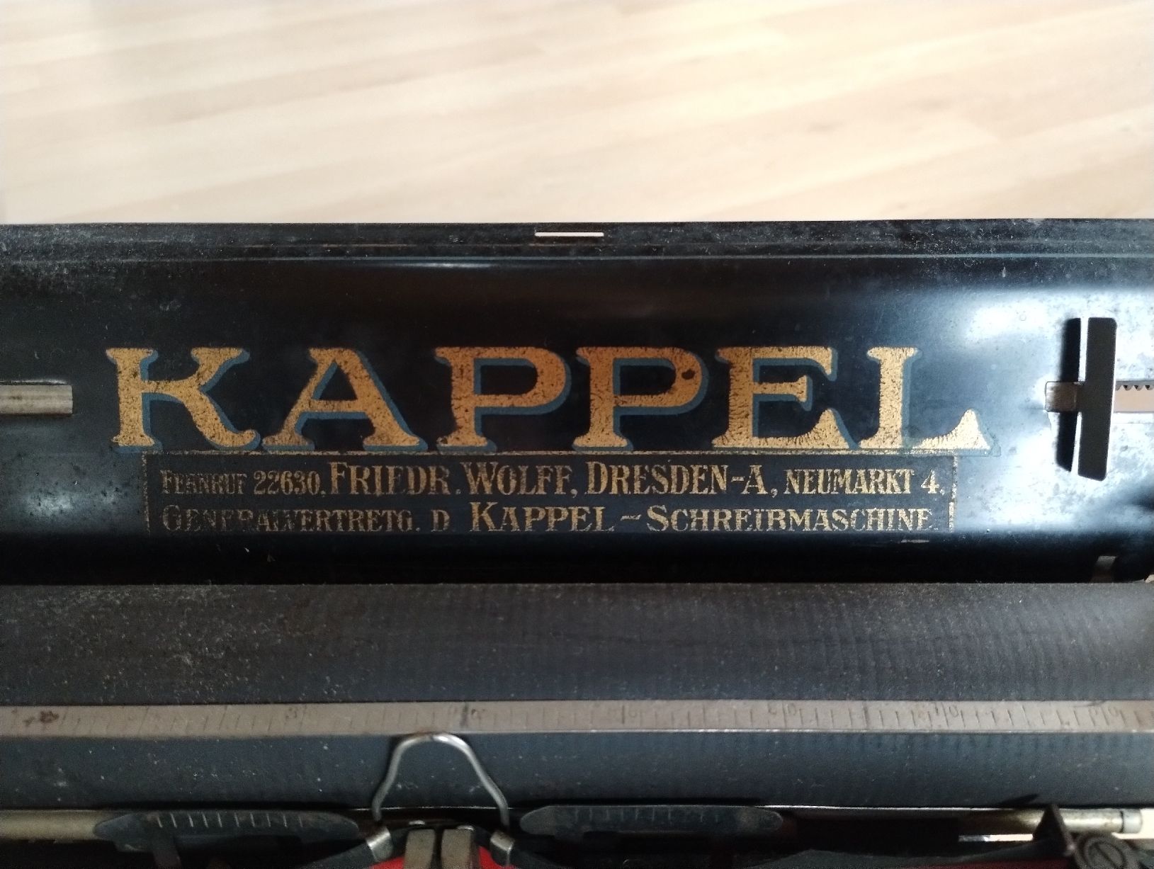 Schreibmaschinen: Alte Schreibmaschine von Kappel – Gebraucht aus Thun von Abgrenzer 2