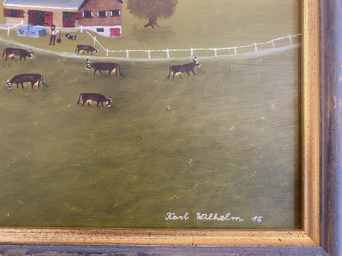 Dipinti: APPENZELLER BILD  2016 KARL WILHELM – Usato da St. Gallen venduto da Goldband 4