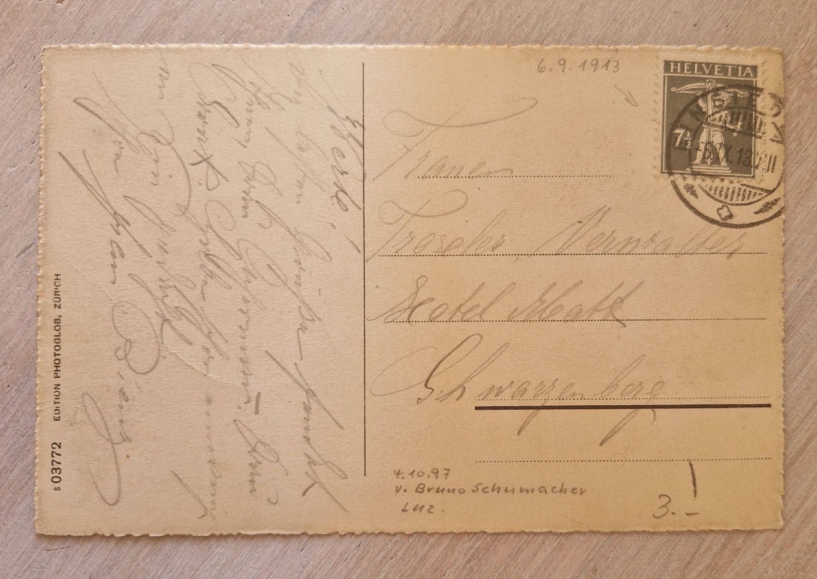 Cartoline postali: Einsiedeln Kloster – Usato da Ebikon venduto da Donar50 1