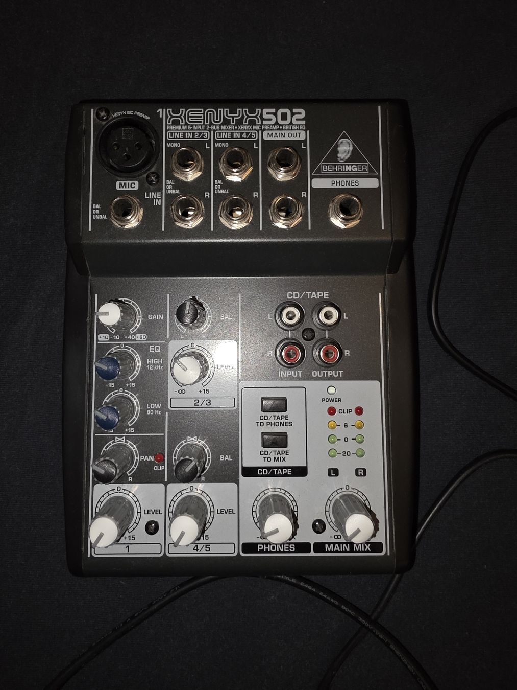 Behringer Console di mixaggio: Behringer XENYX 5fach Analogmixer – Usato da Zofingen venduto da saroman88